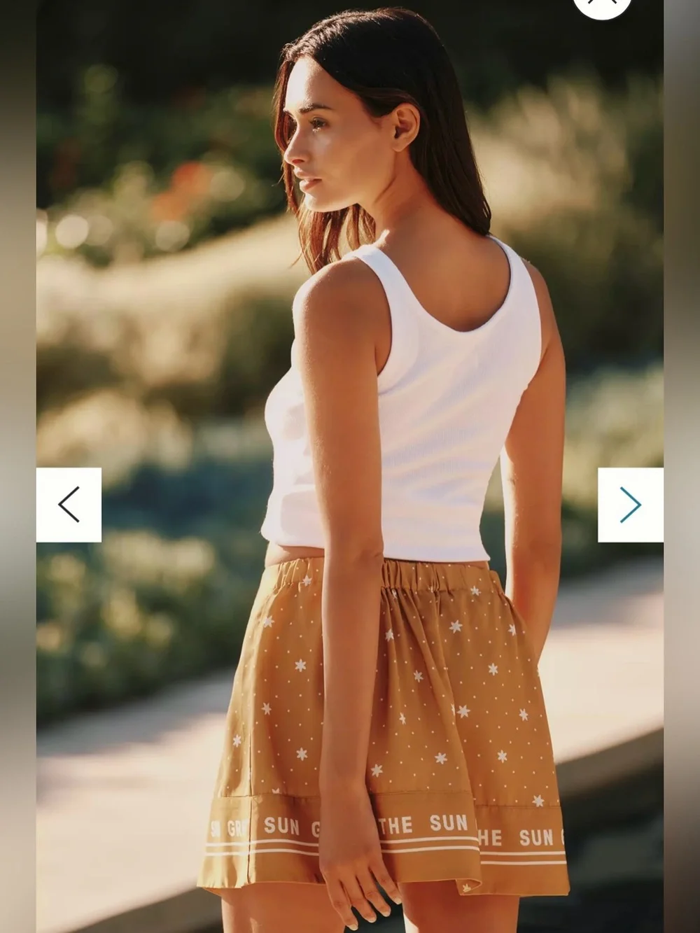 Celandine mini skirt